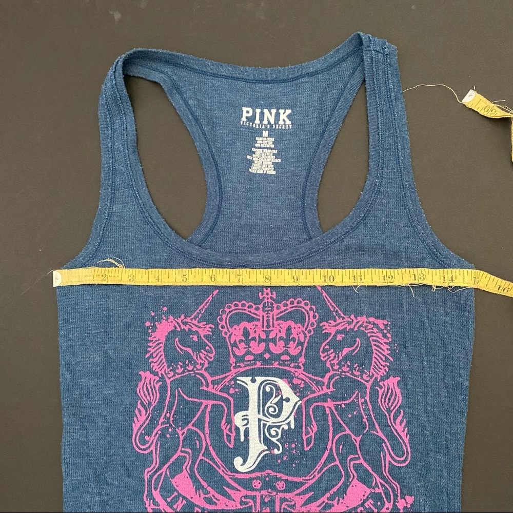 Victoria’s Secret PINK Unicorn Sleep Tank Vintage Y2K - Picture 5 of 6